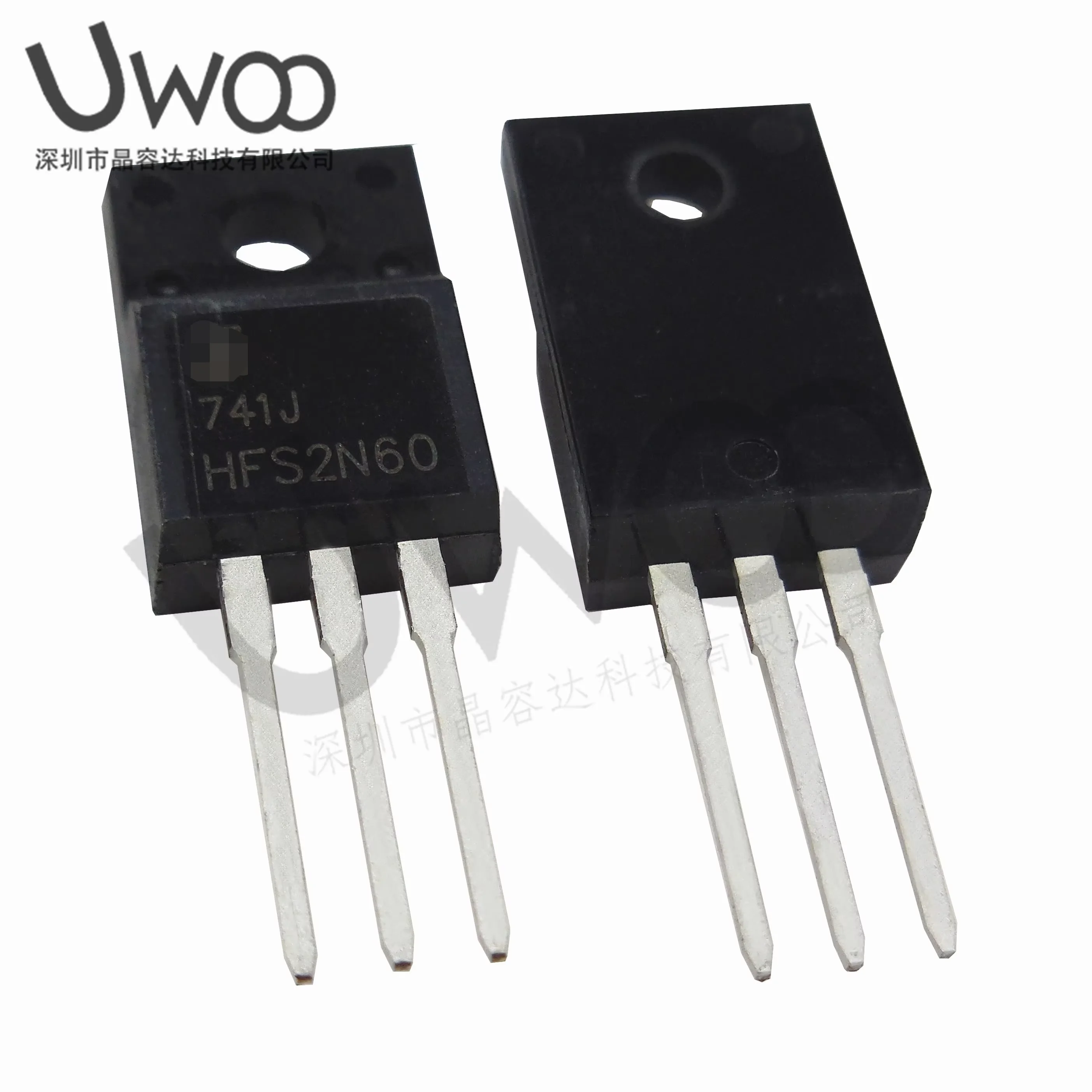 

10Pcs/Lot HFS2N60 2A 600V TO220F DIP MOSFET Transistor NEW Original In Stock