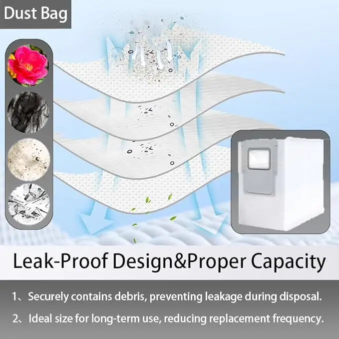 Replacement Accessories Kit Compatible with ﻿DJI ROMO A/ROMO P/ROMO S Robot Vacuum Parts,Mop Pad,Dust bags view 6