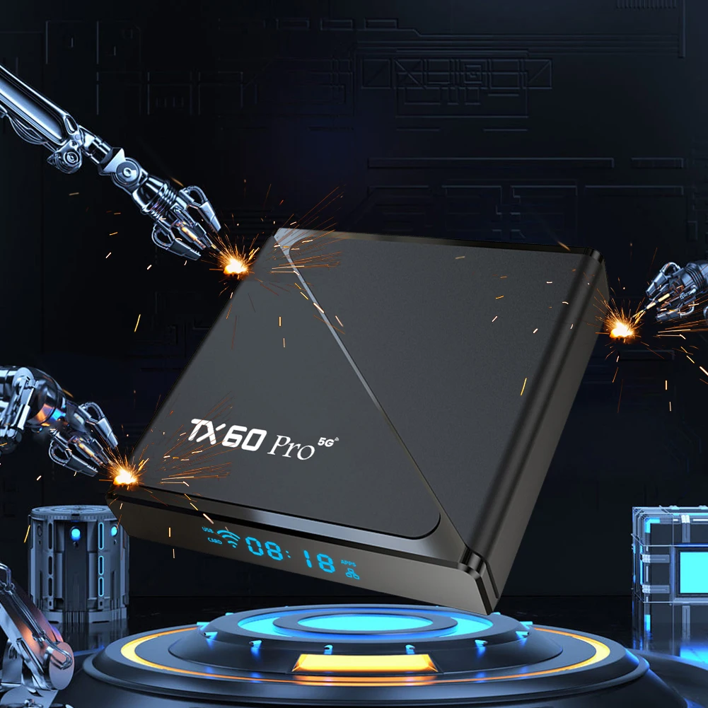 أندرويد 16 صندوق التلفزيون الذكي Allwinner H313 رباعي النواة 2.4G & 5G المزدوج WiFi6 مشغل الوسائط فك التشفير صوت رقمي عن بعد 14K 16G 256G