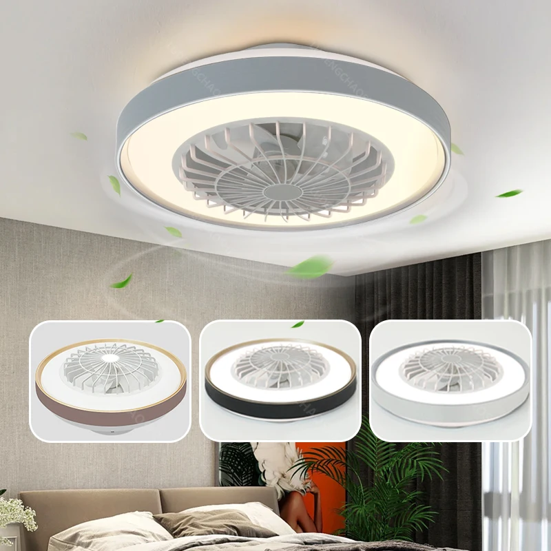 Iluminación LED colgante para interiores, luz envolvente de 360 °, Control remoto, atenuación ilimitada, Light110V-220V Circular para dormitorio y