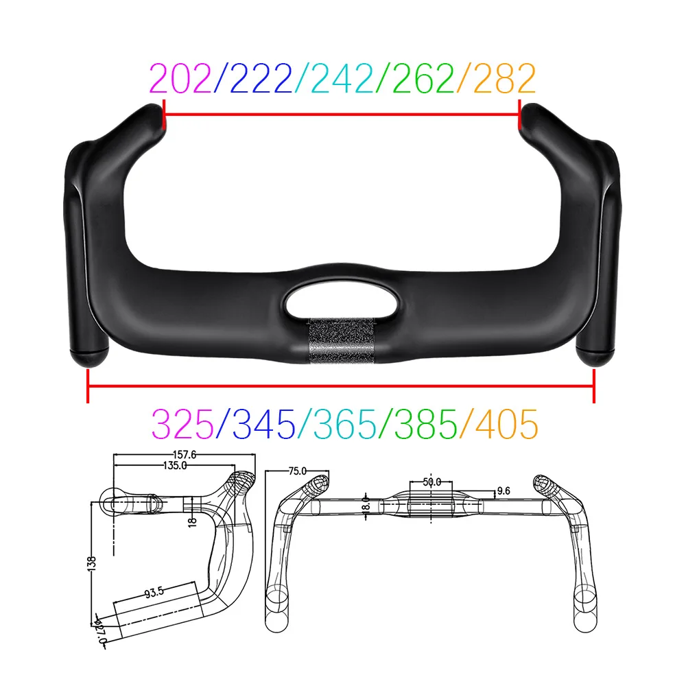 

Dash Professional Competitive Full Carbon Fiber Track Bike Handlebar Deadspeed Handlebar UCI New Regulations