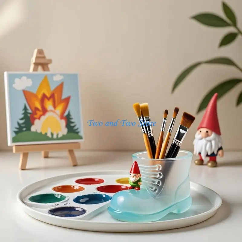 

HX6F Multi Purpose Boot Silicone Planter Mold For DIY Resin Cup Vase