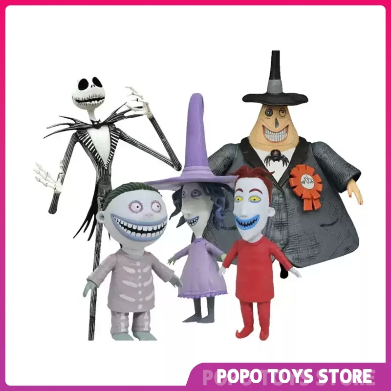 

Dst Art Museum Series Statues The Nightmare Before Christmas Jack Mayor Little Ghost Poseable Figurine Model Christmas Gifts