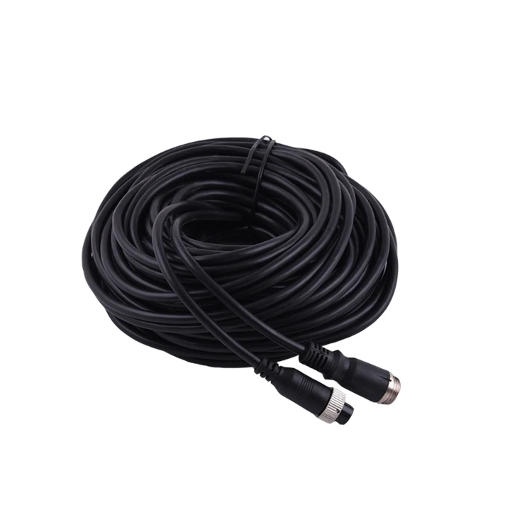 Camera Cable 3 meter 4 pin Aviation Male to Female Extension Cable For Car CCTV Camera DVR Connection Cable