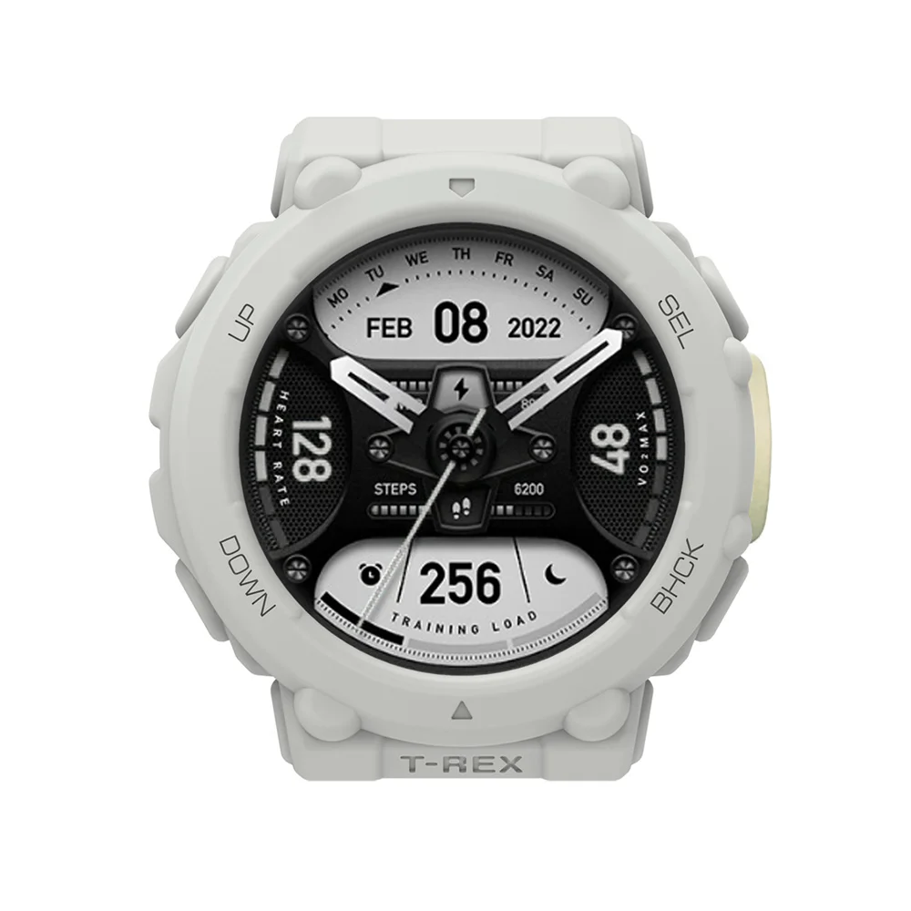 Silicone Cover For Huami Amazfit T-Rex 2 Hollow Protective Shell Super Light Soft Watch Decorative Case Replacement