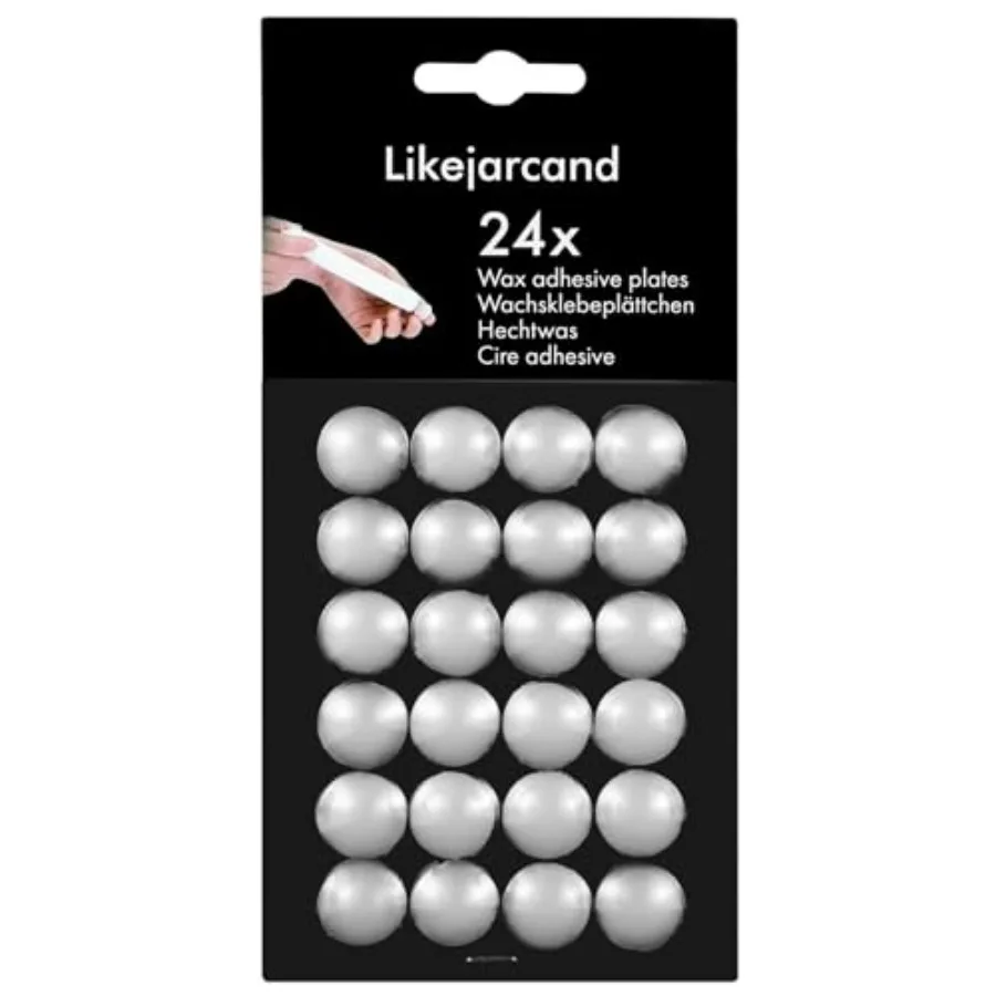 

Pieces White Adhesive Small Candles, Accessories Candle Wax Dots- Adhesive, Wax Sticky Dots, Candl Accessories