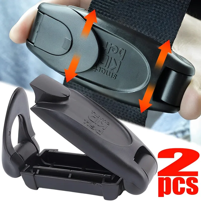 1/2PCS Car Safety Seat Belt Buckle Clip Seatbelt Stopper Adjuster Clip To Relax Shoulder Neck Car Strap Clips Car Accessories