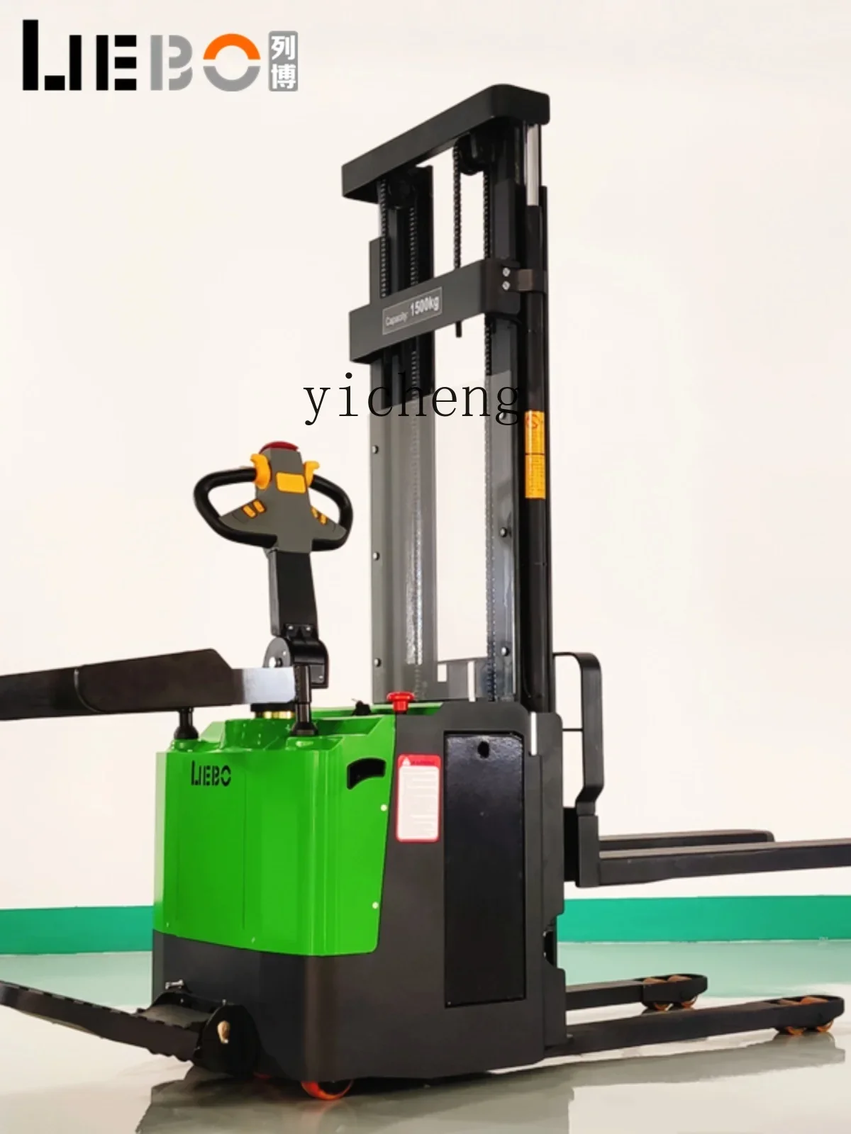 Station Driving All-Electric Forklift Hydraulic Handling Stacking Forklift 2 Tons