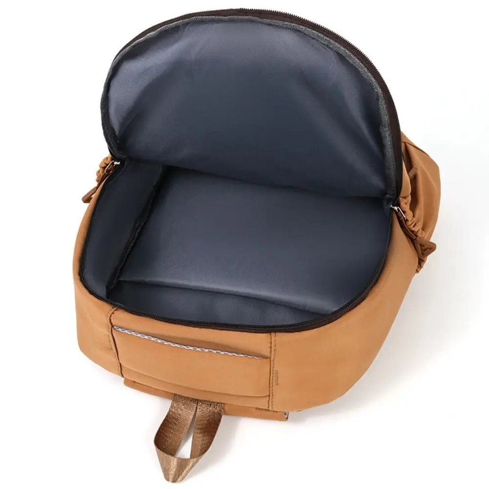 

Large Capacity Capybara Backpack Adjustable Strap Multi Pocket Cute Animal Bookbag Nylon Korean Style Student School Bag