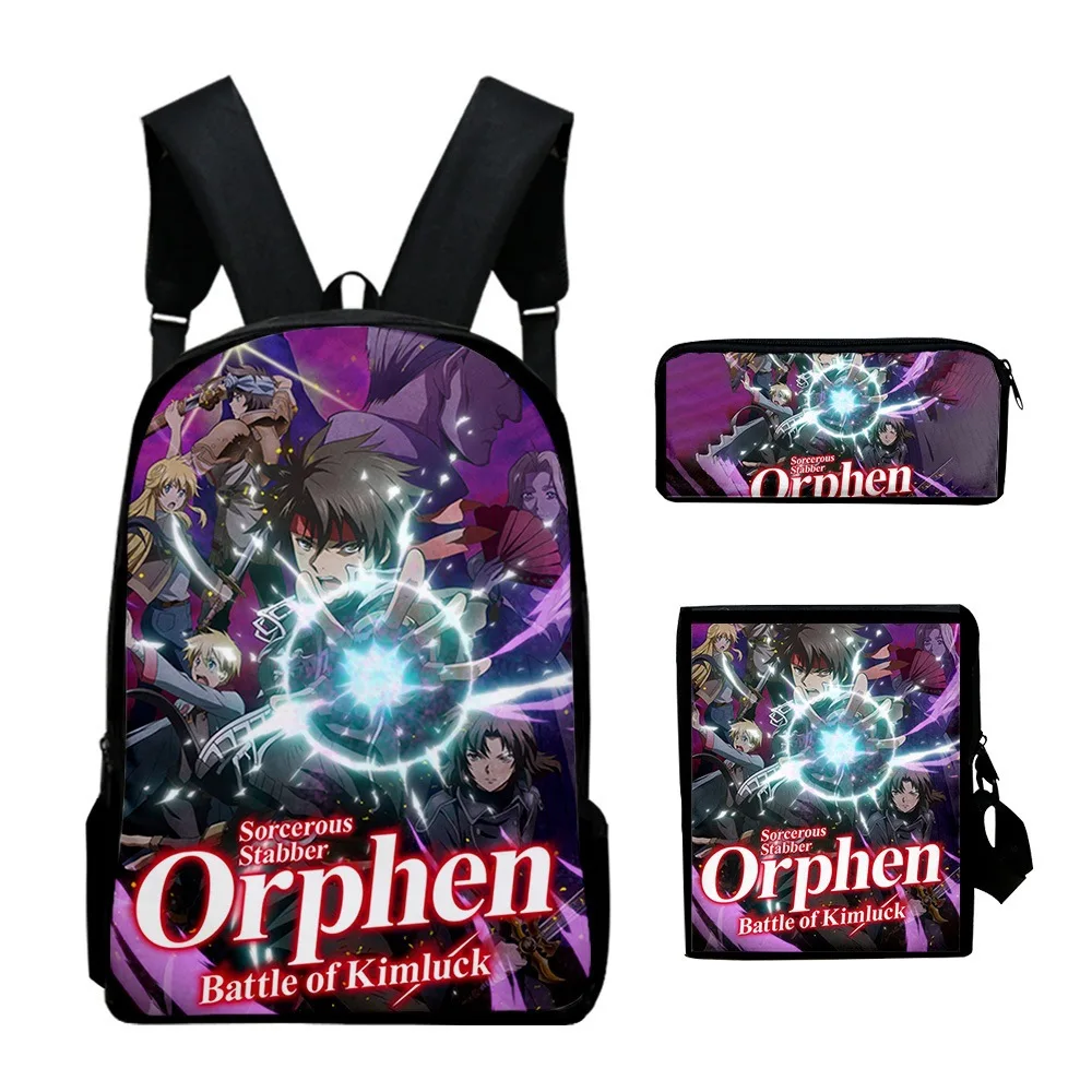 

Luxury Sorcerous Stabber Orphen 3D Print 3pcs/Set pupil School Bags Laptop Daypack Backpack Inclined shoulder bag Pencil Case