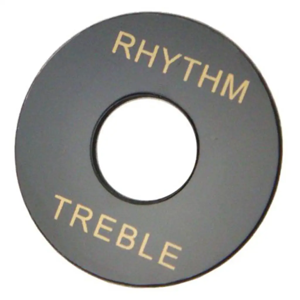 Plastic Switch Washer Ring Black 33mm Toggle Rhythm Treble Plate for Guitar 3 Way Selector Part