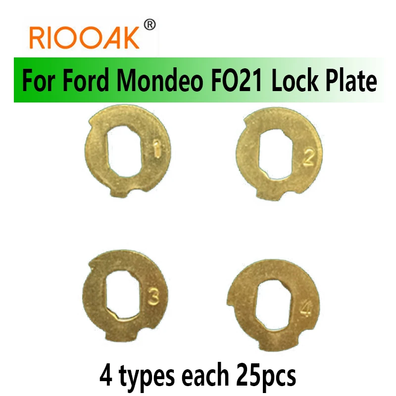 

100pcs/Lot Car Lock Reed FO21 Plate For Ford Mondeo NO 1.2.3.4 Each 25PCS For Ford Lock Repair Kits Locksmith Supplies