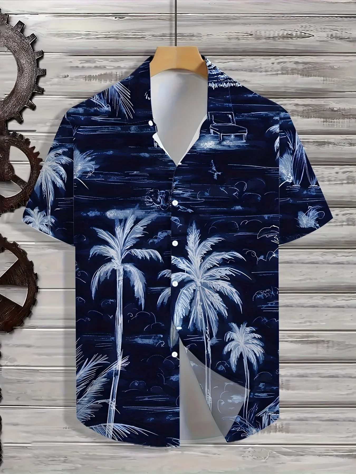 

Summer Tropical Party Shirt For Men Hawaiian StyleMan Women Short Sleeve Casual Fashion Print Beach Tops