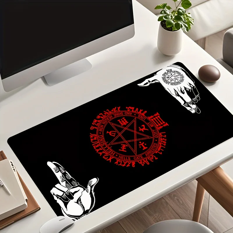 

Horror Gothic Dark Large Mouse Pads, Computer Game Accessories,Anti-Slip Rubber Table Pad, Suitable for Office or Home Computers