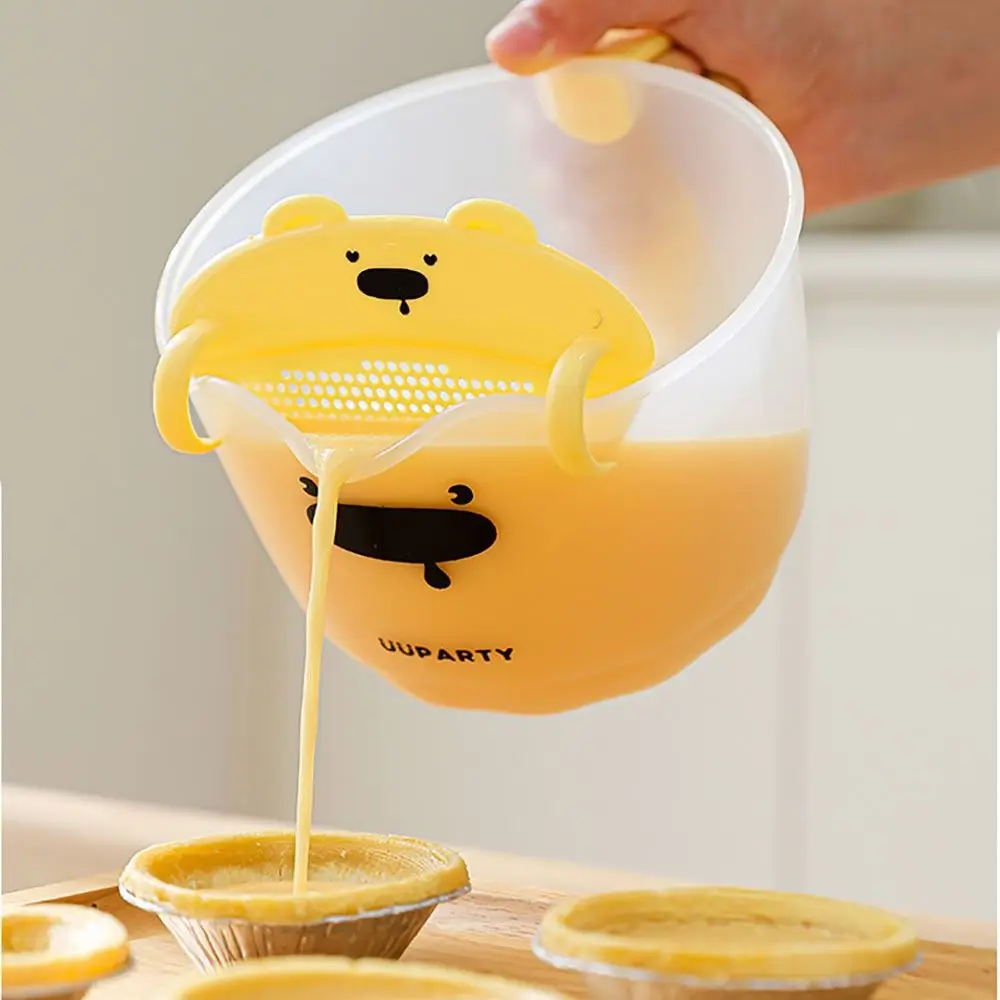 Equipped with Filter Plate Filter Measuring Cup Built-in Filter Plate Easy Filtering Strainer Bowl Eagle Beaked Cup Mouth