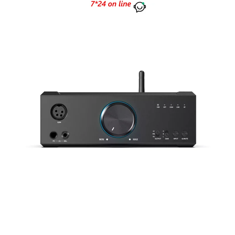 

Настольный ЦАП FiiO K9 AKM Hi-res HFI, усилитель наушников Bluetooth AK4199EQ AK4499EX THX AAA LDAC PCM768 DSD512 для ПК, телефона