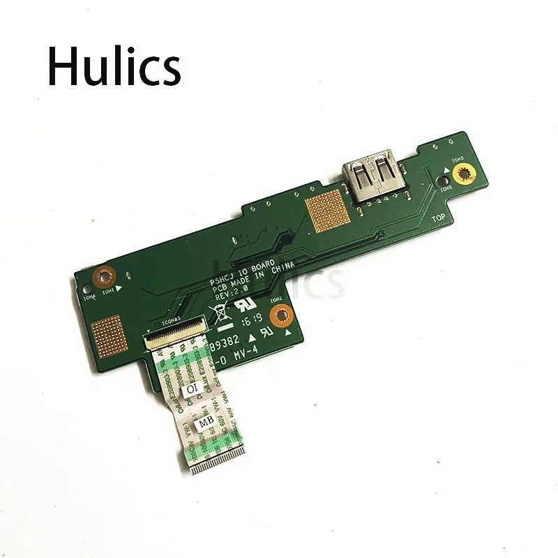 Hulics Used For Acer R5-571 R5-571T R5-571TG Laptop USB Power Button Card Reader Board With Cable P5HCJ IO BOARD