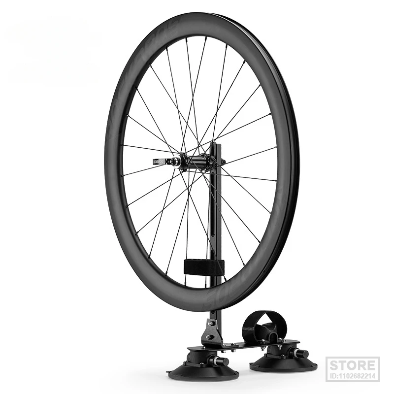 ROCKBROS Suction Cup Wheel Frame Bike Carrier Car Rack Quick Hub Install MTB Road Bicycle Universal Travel Accessory