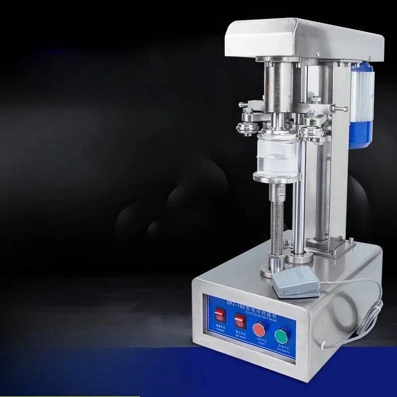 220V Can Sealing Machine Tinplate Plastic Bottle Paper Can Capping Machine Capping Machine Commercial Electric Can Sealing