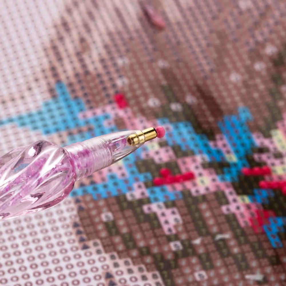 

DIY Embroidery Crafts Crystal Pens Point Drill Pen Cross Stitch 5D Diamond Painting