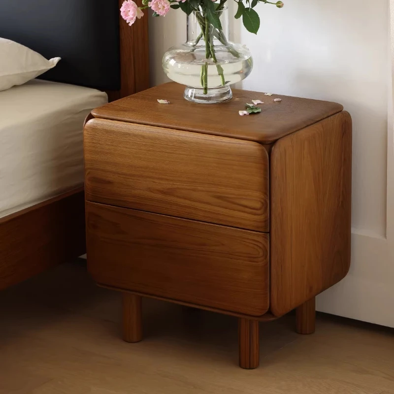 

Bedroom Narrow Nightstand Decor Simple Trendy Corner Drawers Bedside Table Librero Small Mesa De Noche Space Saving Furniture