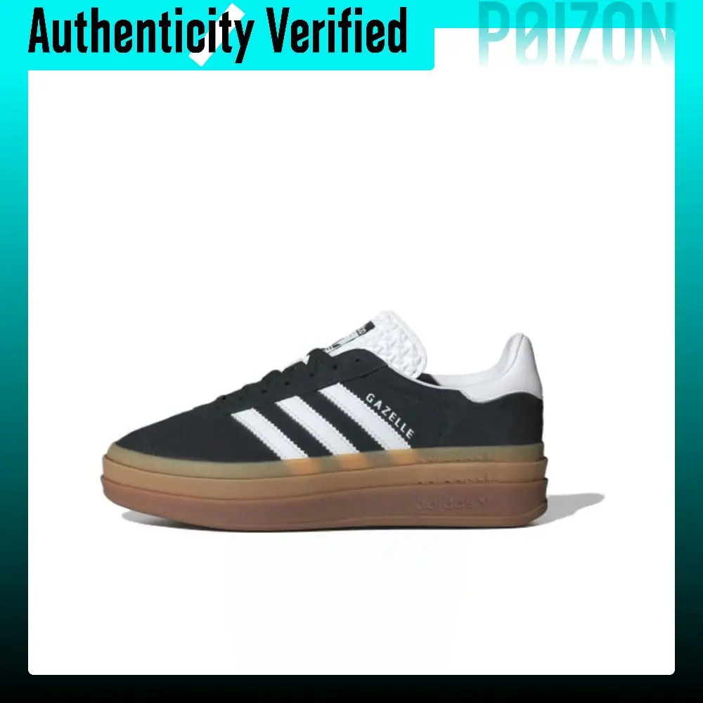 Adidas Originals GAZELLE BOLD Skateboard Shoes Women's Black IE0876