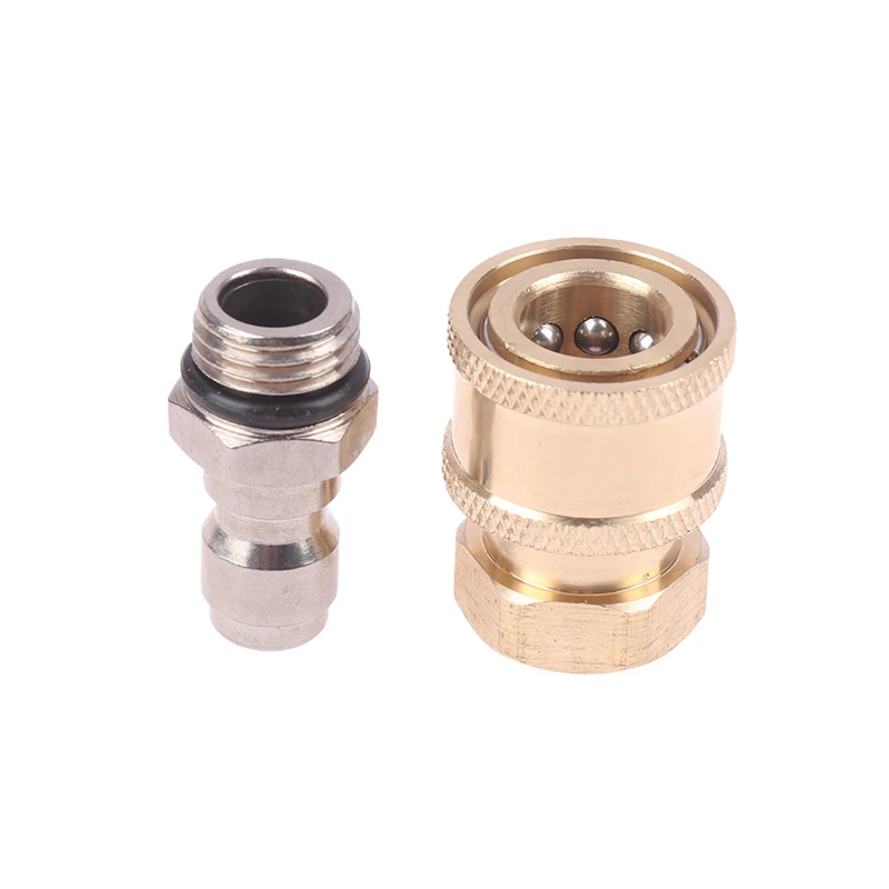 1/4 Quick Connector High Pressure Cleaning Machine Connector Pressure Washer Coupling For Home Garden Joints Replacement New