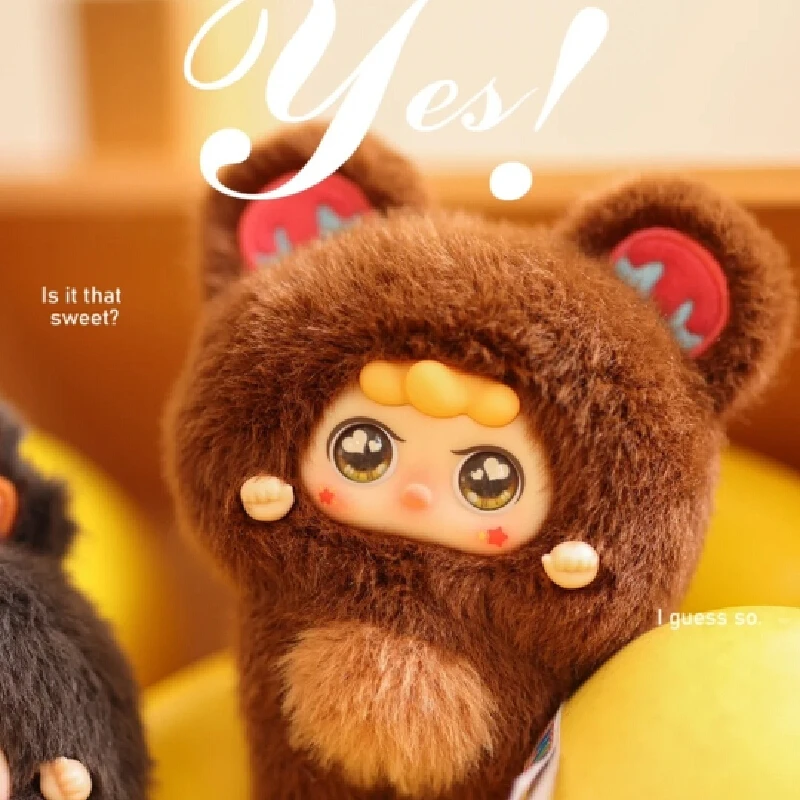 طفل ثلاثة ميجو ليتل تريكستر سلسلة الفينيل أفخم صندوق أعمى لطيف عروسة كارتون حقيبة رائعة قلادة مفاجأة صندوق غامض الهدايا #3