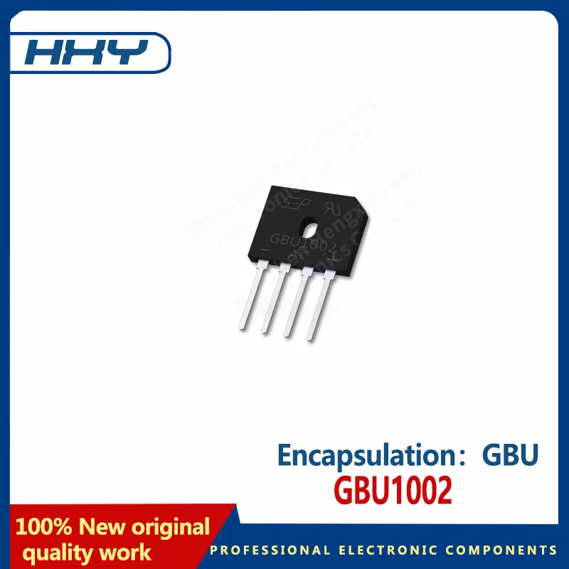 10PCS   GBU1002 rectifier GBU package 10A200V