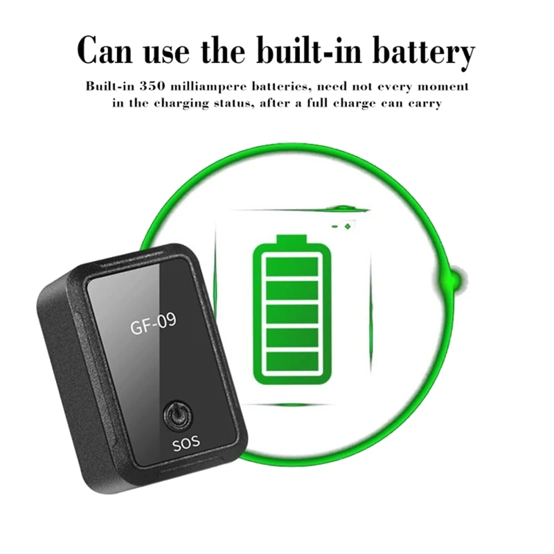 TOP ข้อเสนอ GF09 GPS Tracker APP รีโมทคอนโทรล Anti-Theft รถ Locator สนับสนุนการบันทึกเสียง Anti-Lost สําหรับผู้สูงอายุและเด็ก