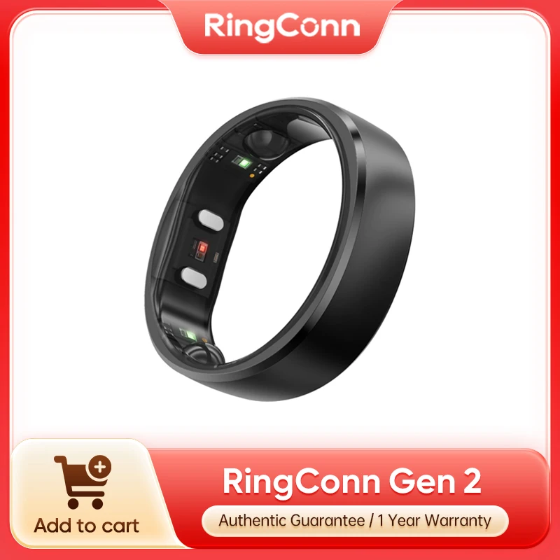

RingConn Gen 2 Smart Ring, the world's first ultra-thin smart ring with sleep apnea monitoring