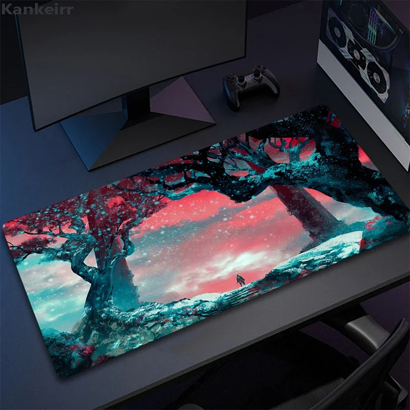 S-Seiros لوحة ماوس الكمبيوتر Sekiro لوحة ماوس للألعاب كبيرة 900x400 HD طباعة ماوس حصيرة ألعاب XXL السجاد الكمبيوتر حصيرة مكتبية لوحة المفاتيح البساط XL