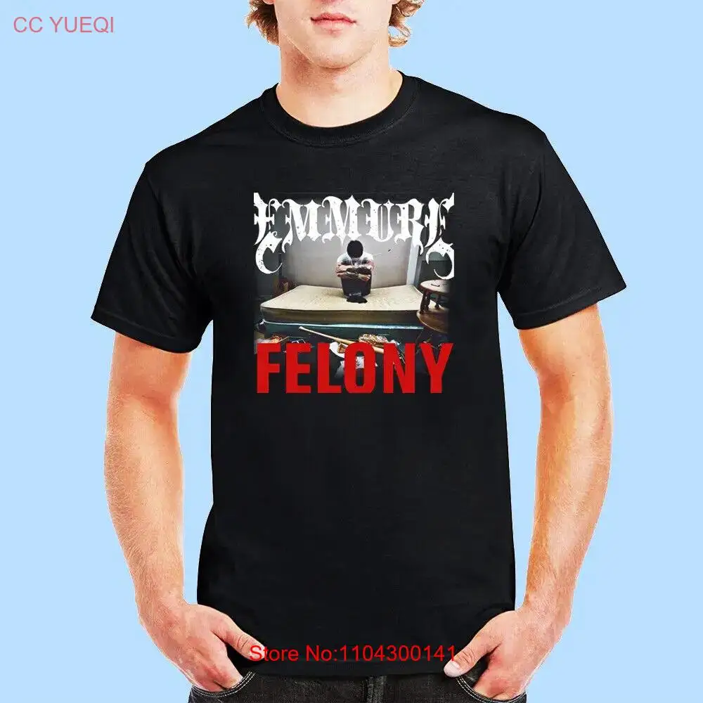 

Черная футболка NWT Emmure Felony metalcore America, размеры от S до 5XL, с длинными или короткими рукавами