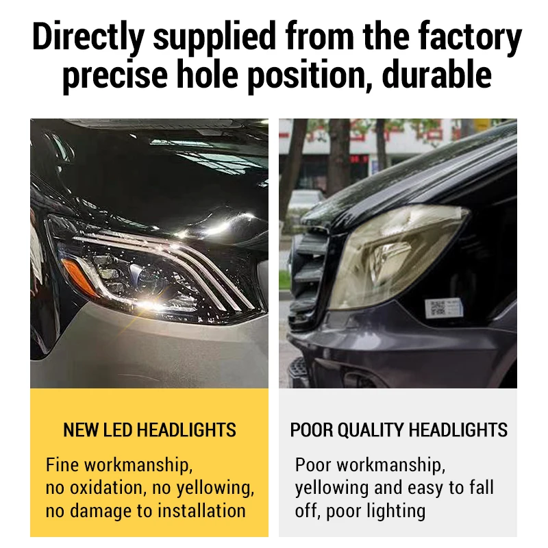Best Selling Sprinter Headlights of 2023Maybach with LED Running Headlights
