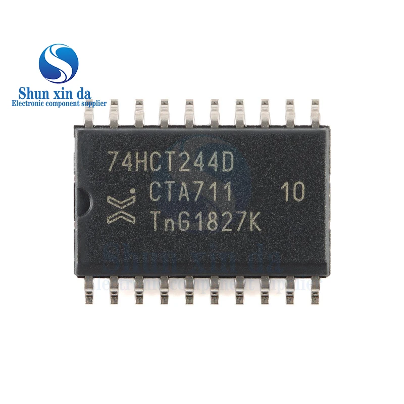 10PCS 74HCT244D 74HCT245D 74HCT573D SOP-20 Buffers & Line Drivers Pb-F CMOS LOGIC IC SERIES SOIC14 Bus Buffer Gate SMD IC