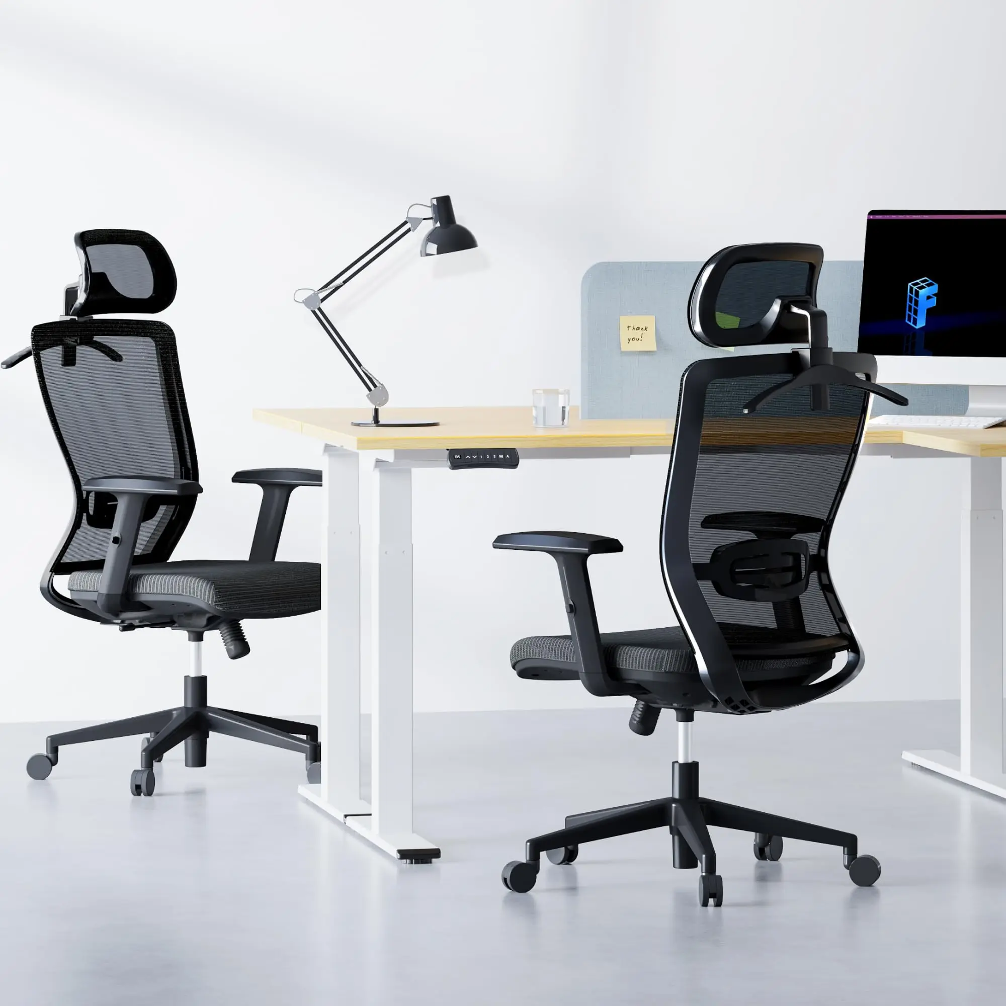 OC3 Cloud Ergonomic Office Chair High Back Mesh Swivel Computer Chair Executive Office Desk Chairs with Adjustable