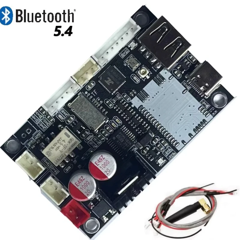 

PCM5102 Bluetooth 5,4 USB флэш-накопитель WAV декодирование приложение управление приемник плата модифицированный усилитель аудио DIY