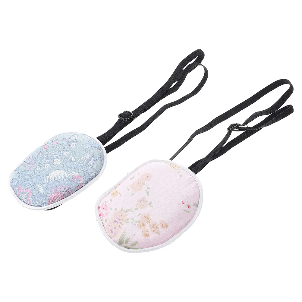 

2pcs Genuine Silk Mask Professional Amblyopia Cover Vision Training Lightweight Portable Eye Protector Breathable Comfortable