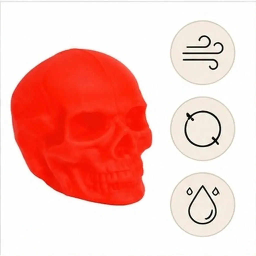 2Pcs Skull Silicone Wine Stoppers Air-Tight Seal Bottle Plug Halloween Gift Leakproof Wine Preservation Tool Stylish Bottle Cap