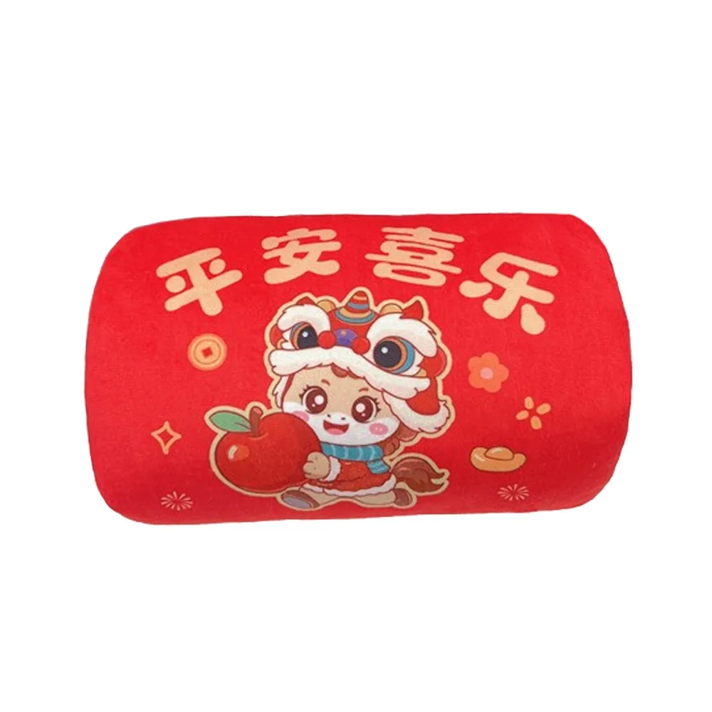 Chinese stijl paard gevuld handkussen schattig zacht paard dutje kussen cartoon PP katoen vulling dierenriem paard pop slaapkamer decor