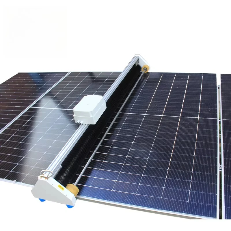 روبوت وفرشاة تنظيف الألواح الشمسية، روبوت التنظيف الأوتوماتيكي، فرشاة، نظام معدات آلة التنظيف الكهروضوئية للغسيل #6