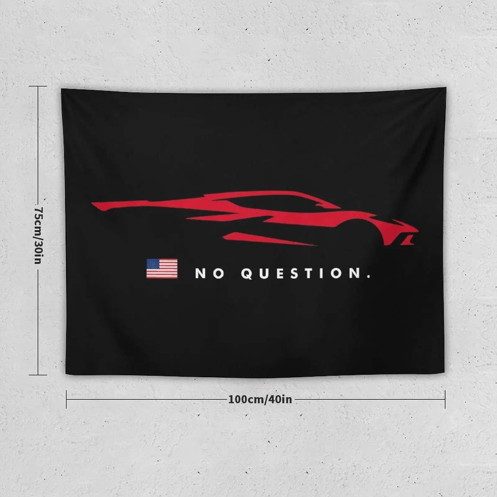 NO QUESTION - C8 VETTE Tapestry Wallpaper Bedroom Aesthetic Room Decorations Bedrooms Decor Aesthetic Room Decoration Tapestry