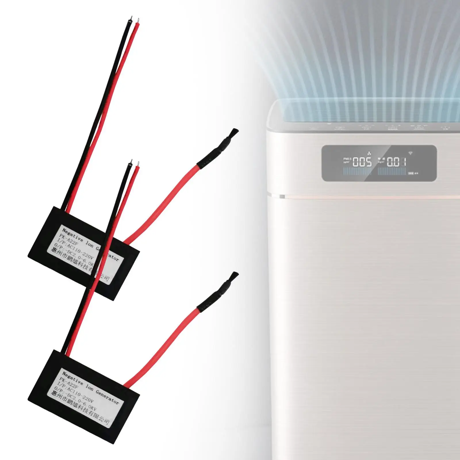 

Генератор отрицательных ионов воздуха Accs для удаления принадлежностей для перхоти домашних животных для автомобилей