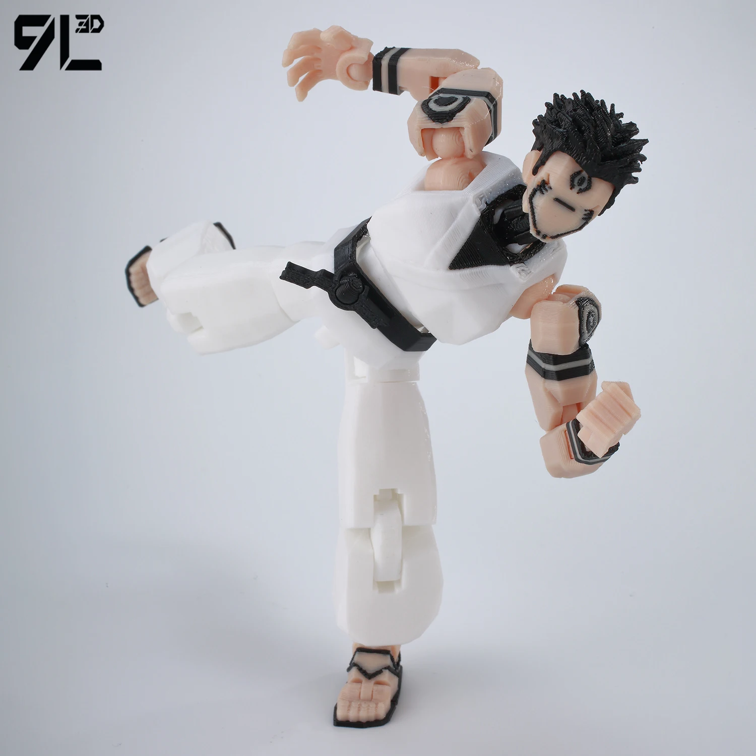 Figurine factice Titan13 multi-articulée 9L3D, Jujutsu Kaisen, échelle à collectionner, armes détachables, décor anti-Stress