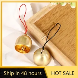Pure Copper Metal Bell Wind Chime Pendant Anti-Theft Door Bell Home Decorat Call Bell Service Supplies New Year Decoration
