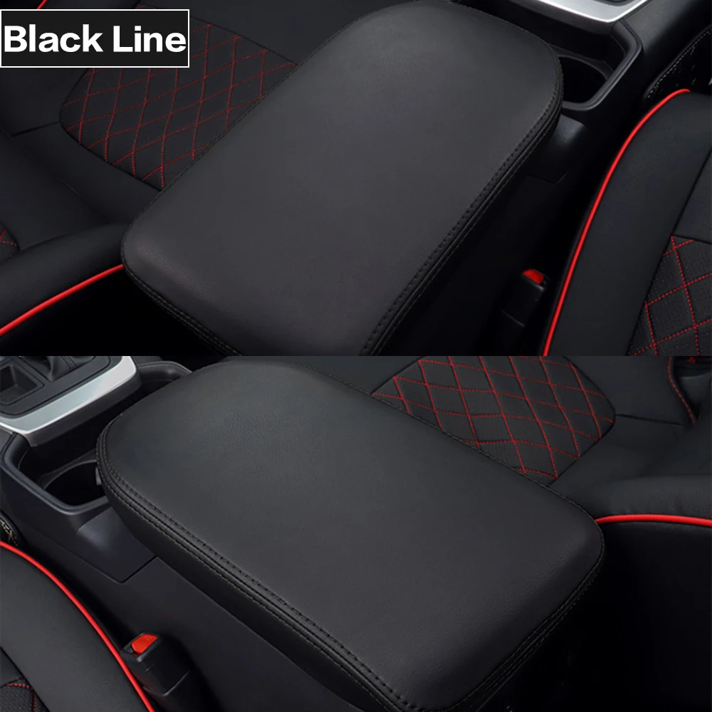 1PCS Car Armrests Box Cover Decoration Interior Accessories For Toyota RAV4 XA30 XA40 XA50 2006 - 2023 2022 2021 2020 2019 2018