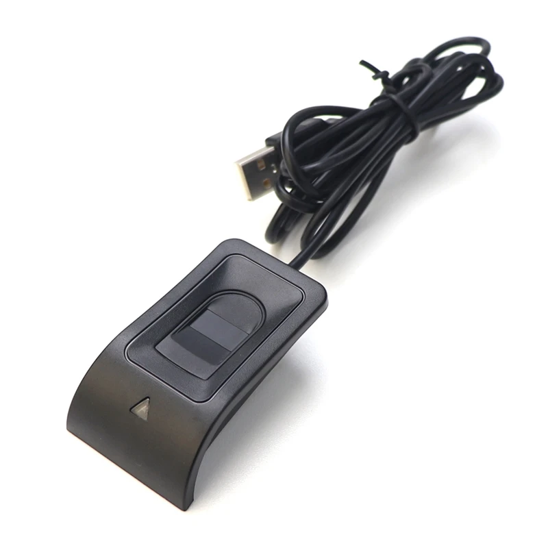 Black USB Fingerprint Reader Computer Fingerprint Recognition Boot Software Lock Fingerprint Reader For Laptop Desktop