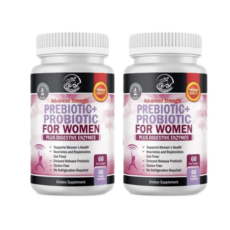 Women's Prebiotics and Probiotics for Immune Healthand Intestinal ,digestive Enzyme Capsules,lactobacillus Probiotic Supplements