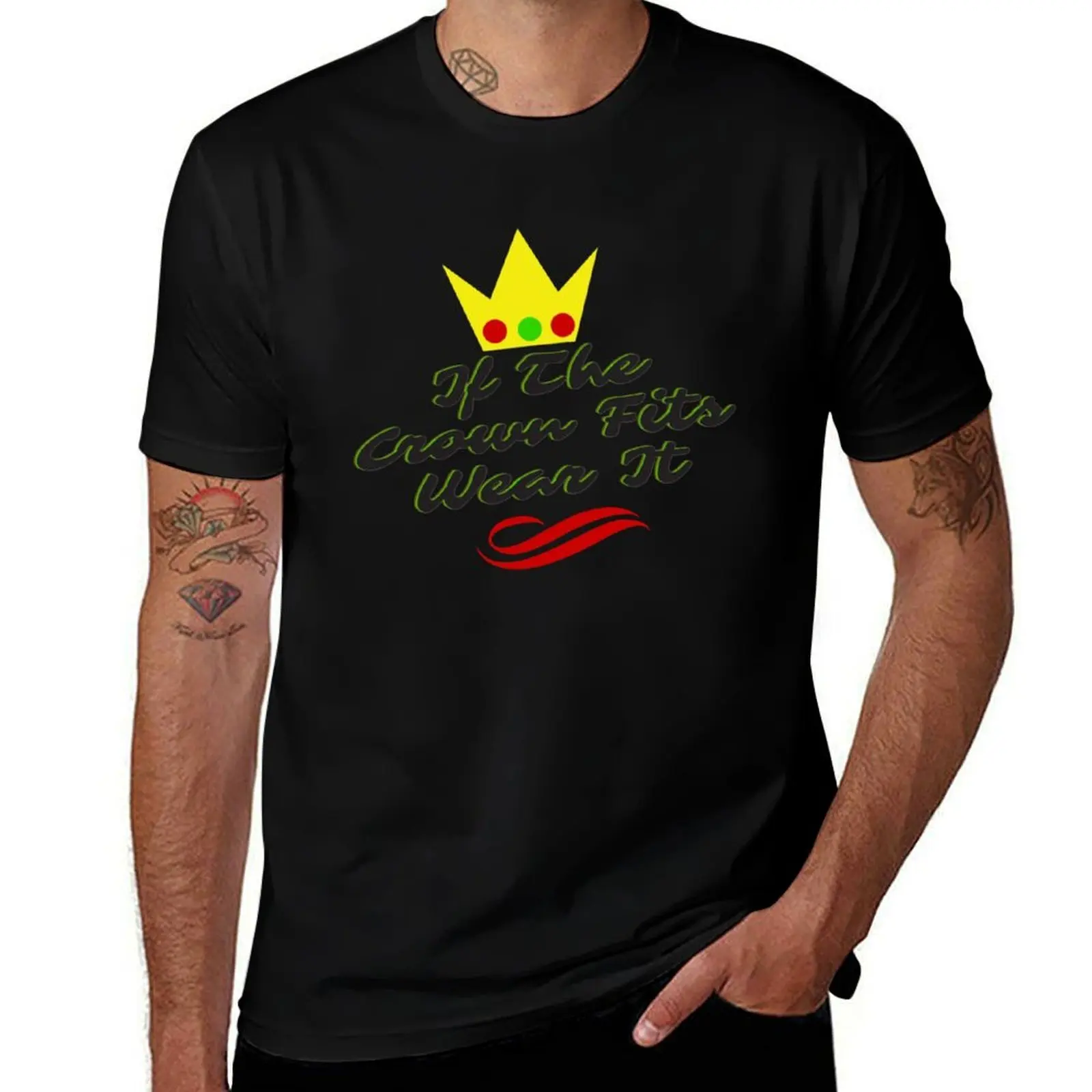 

Ranboo Quotes-If The Crown Fits Wear It T-Shirt cotton t shirt man man t shirts for men casual T-Shirt