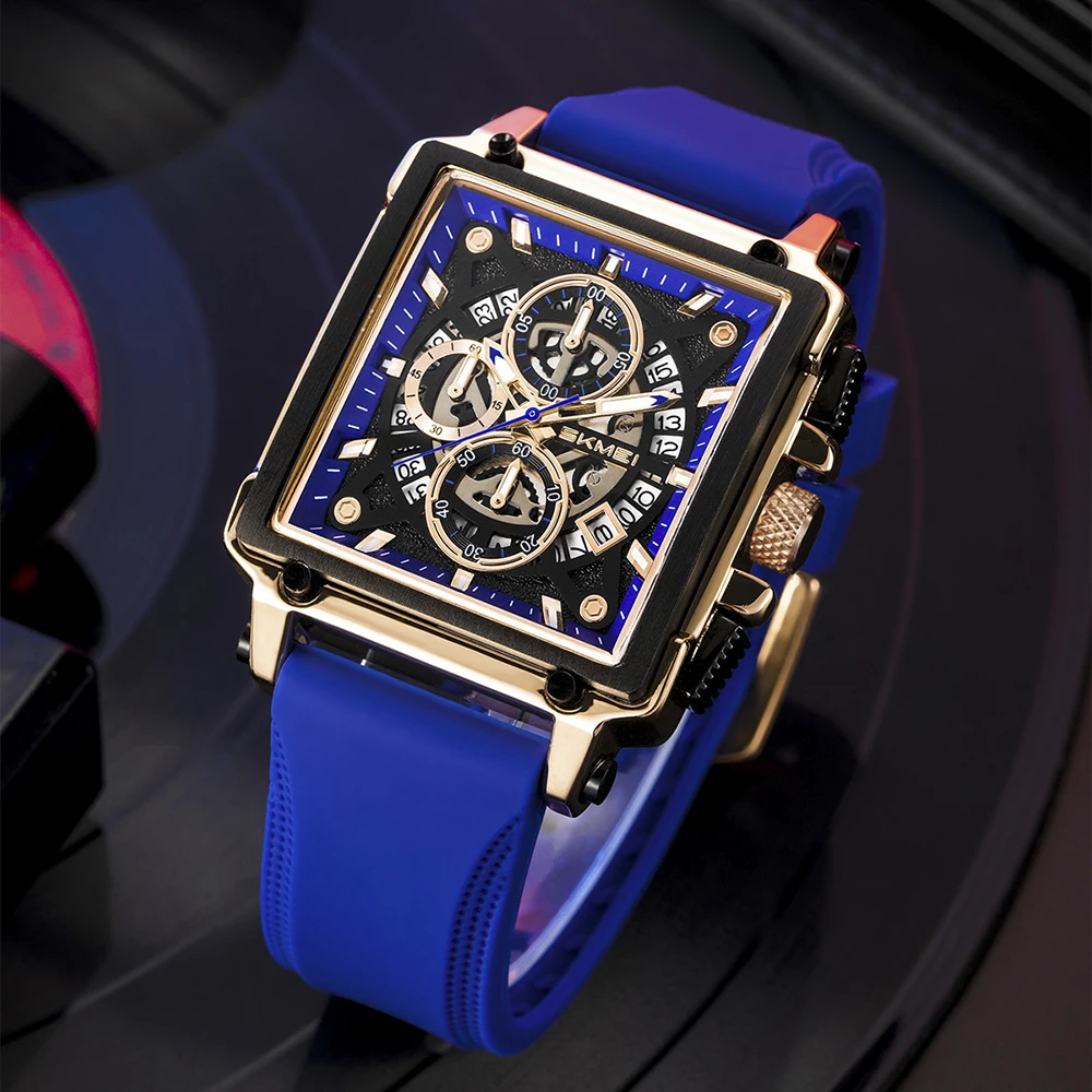 SKMEI Fashion Design Wristwatches Luxury  Waterproof Time Clock Date  Watches Movement Quartz Watch For Mens Women Reloj Hombre